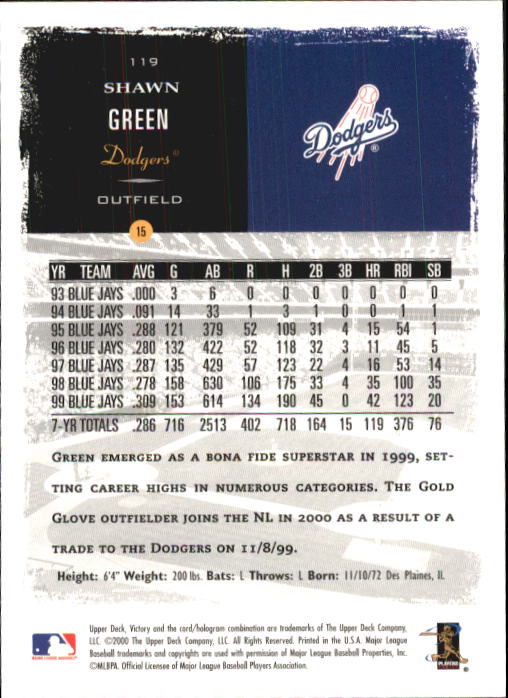 B3902- 2000 Upper Deck Victory BB #s 1-250 +Rookies -You Pick- 15+ FREE US SHIP - Bild 237 von 496