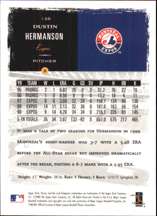 B3902- 2000 Upper Deck Victory BB #s 1-250 +Rookies -You Pick- 15+ FREE US SHIP - Bild 255 von 496