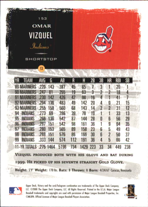 B3902- 2000 Upper Deck Victory BB #s 1-250 +Rookies -You Pick- 15+ FREE US SHIP - Bild 305 von 496