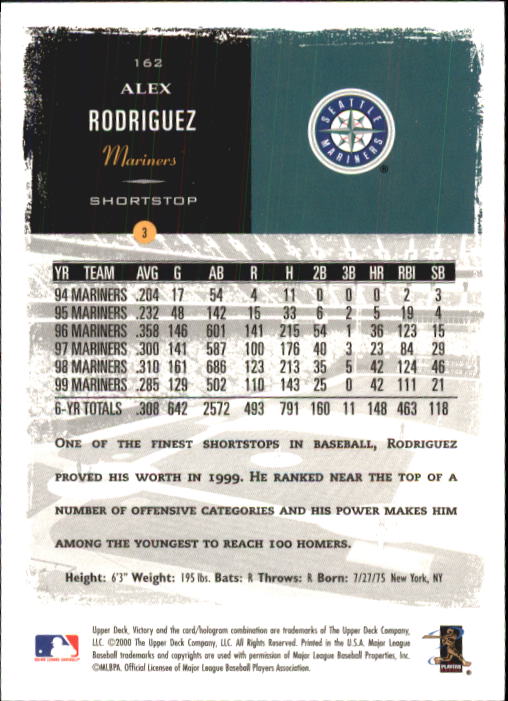 B3902- 2000 Upper Deck Victory BB #s 1-250 +Rookies -You Pick- 15+ FREE US SHIP - Bild 323 von 496