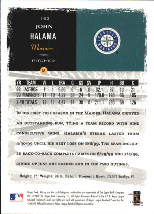 B3902- 2000 Upper Deck Victory BB #s 1-250 +Rookies -You Pick- 15+ FREE US SHIP - Bild 325 von 496