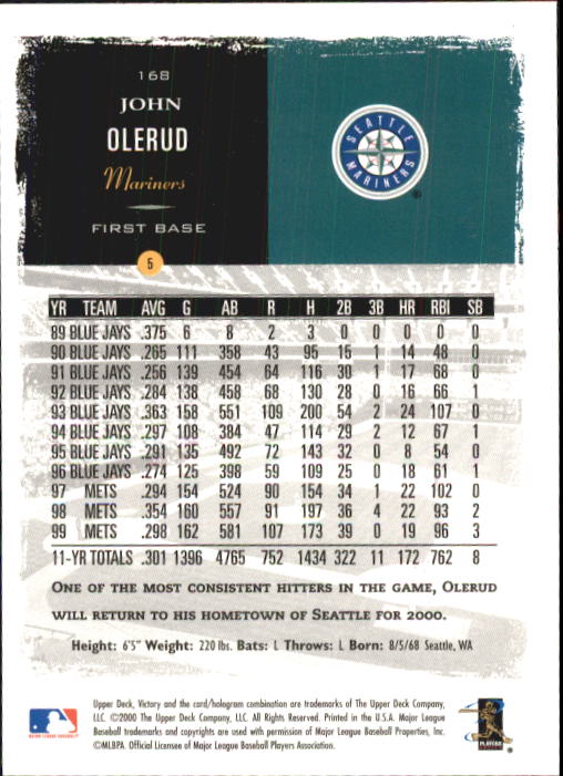 B3902- 2000 Upper Deck Victory BB #s 1-250 +Rookies -You Pick- 15+ FREE US SHIP - Bild 335 von 496