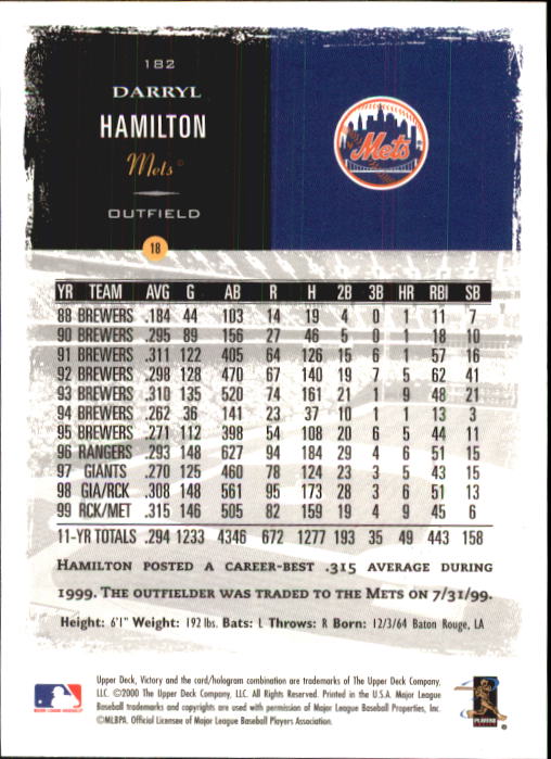 B3902- 2000 Upper Deck Victory BB #s 1-250 +Rookies -You Pick- 15+ FREE US SHIP - Bild 363 von 496