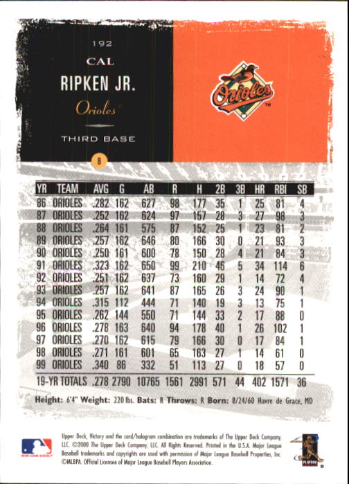 B3902- 2000 Upper Deck Victory BB #s 1-250 +Rookies -You Pick- 15+ FREE US SHIP - Bild 381 von 496