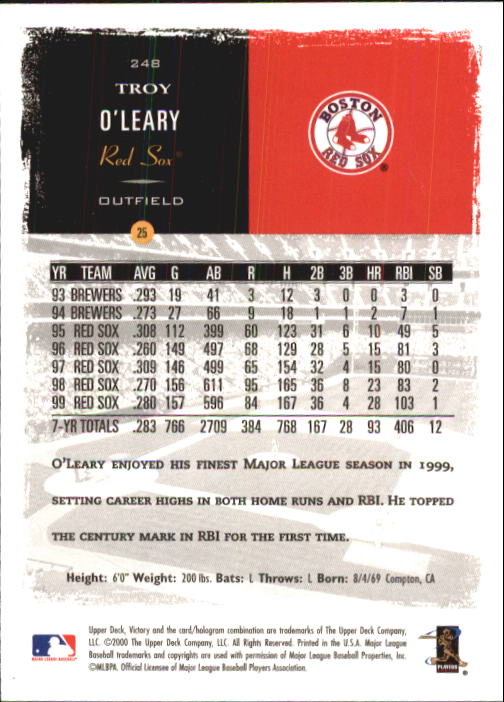 B3902- 2000 Upper Deck Victory BB #s 1-250 +Rookies -You Pick- 15+ FREE US SHIP - Bild 492 von 496