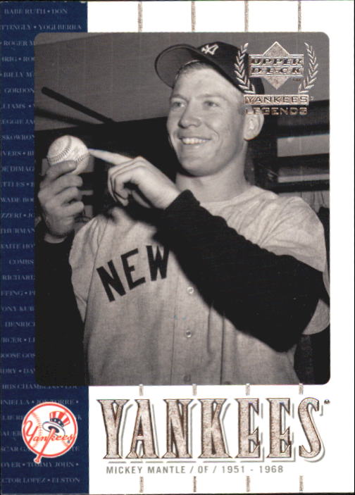 2000 Upper Deck Yankees Legends #2 Mickey Mantle
