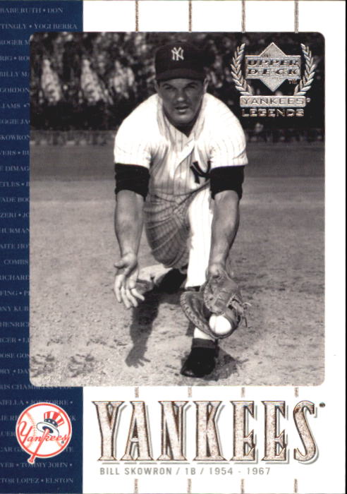 2000 Upper Deck Yankees Legends #9 Bill Skowron