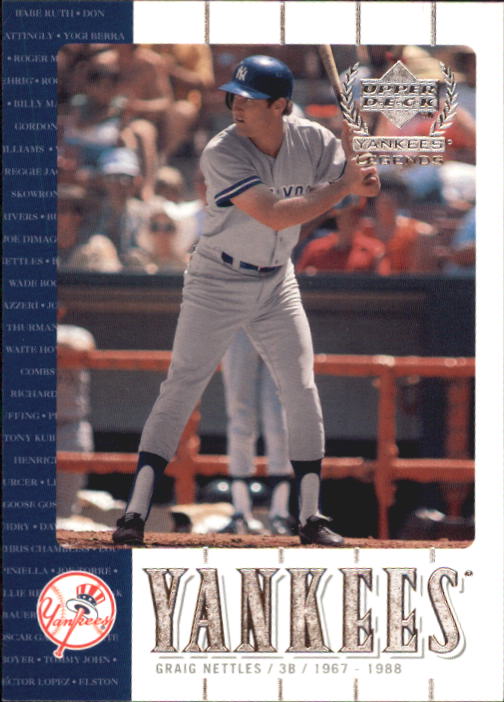 2000 Upper Deck Yankees Legends #17 Graig Nettles