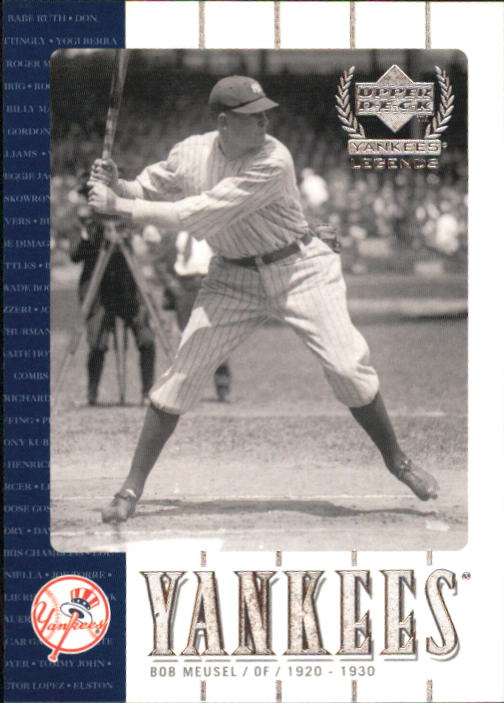2000 Upper Deck Yankees Legends #21 Bob Meusel