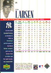 2000 Upper Deck Yankees Legends #26 Don Larsen back image