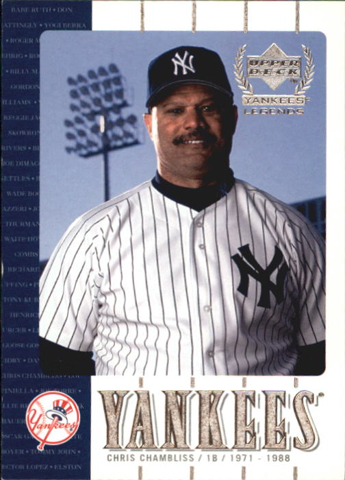 2000 Upper Deck Yankees Legends #34 Chris Chambliss