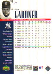 2000 Upper Deck Yankees Legends #39 Billy Gardner back image
