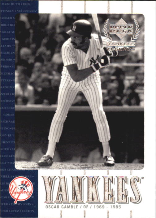 2000 Upper Deck Yankees Legends #42 Oscar Gamble