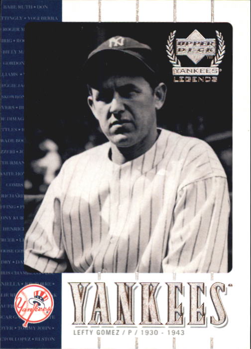 2000 Upper Deck Yankees Legends #49 Lefty Gomez