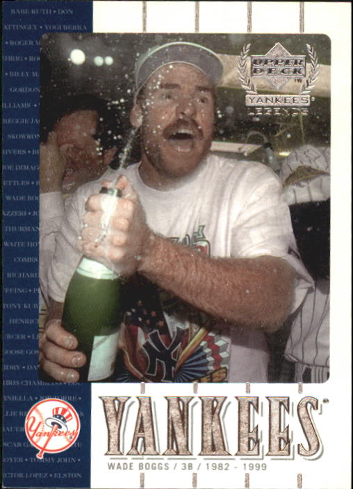 2000 Upper Deck Yankees Legends #50 Wade Boggs