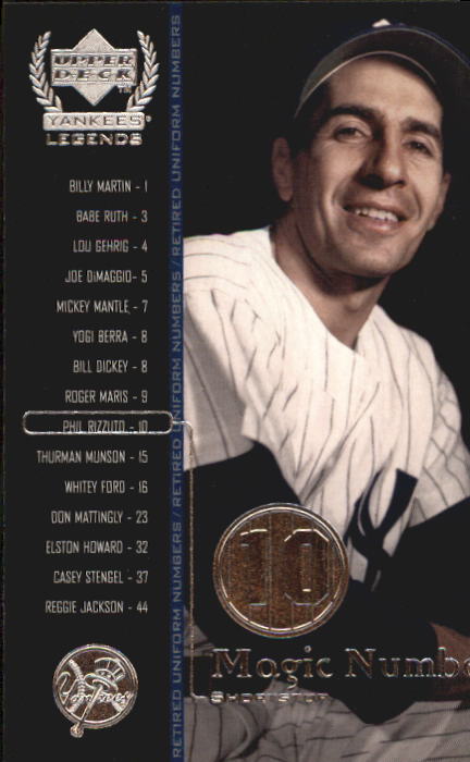 2000 Upper Deck Yankees Legends #59 Phil Rizzuto MN