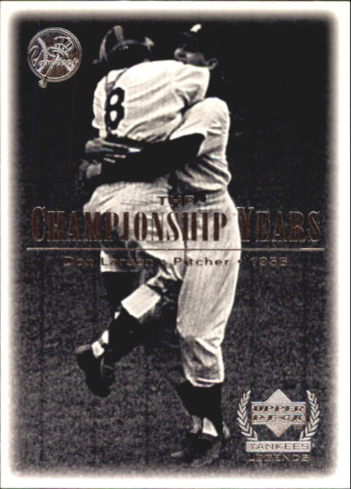 2000 Upper Deck Yankees Legends #82 Don Larsen '56 TCY