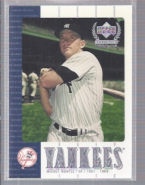 2000 Upper Deck Yankees Legends #NNO Mickey Mantle Promo