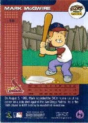 2000 Pacific Backyard Baseball #7 Mark McGwire back image