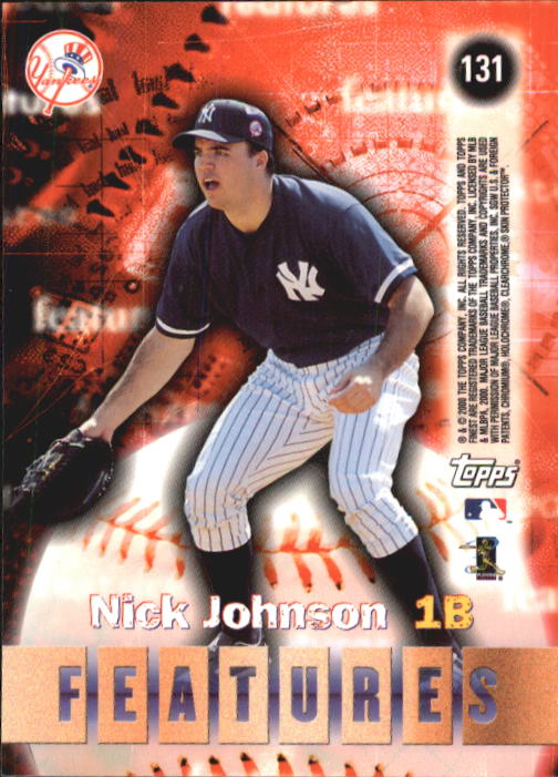 2000 Finest #131 N.Johnson/A.Soriano back image