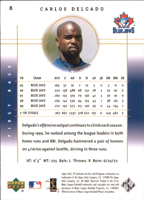 A1283- 2000 SP Authentic BB Card #s 1-195 +Inserts -You Pick- 15+ FREE US SHIP - Picture 17 of 215