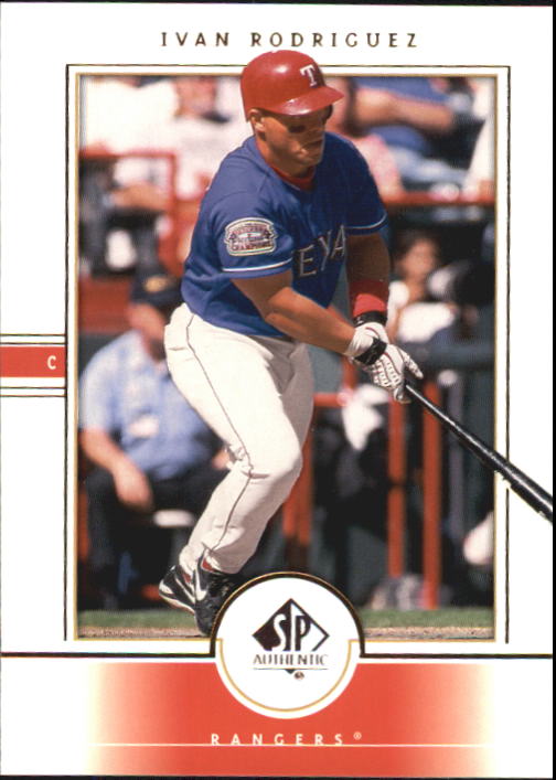 2000 SP Authentic #22 Ivan Rodriguez