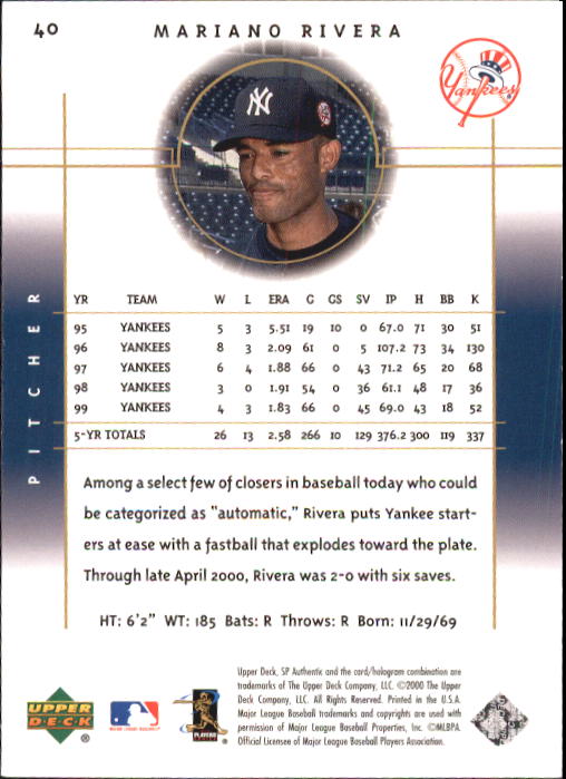 A1283- 2000 SP Authentic BB Card #s 1-195 +Inserts -You Pick- 15+ FREE US SHIP - Picture 79 of 215