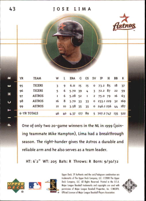 A1283- 2000 SP Authentic BB Card #s 1-195 +Inserts -You Pick- 15+ FREE US SHIP - Picture 85 of 215