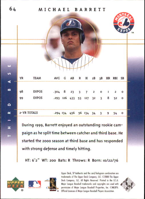 A1283- 2000 SP Authentic BB Card #s 1-195 +Inserts -You Pick- 15+ FREE US SHIP - Picture 123 of 215