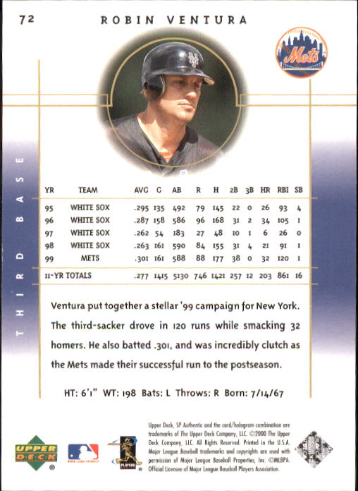 A1283- 2000 SP Authentic BB Card #s 1-195 +Inserts -You Pick- 15+ FREE US SHIP - Picture 139 of 215