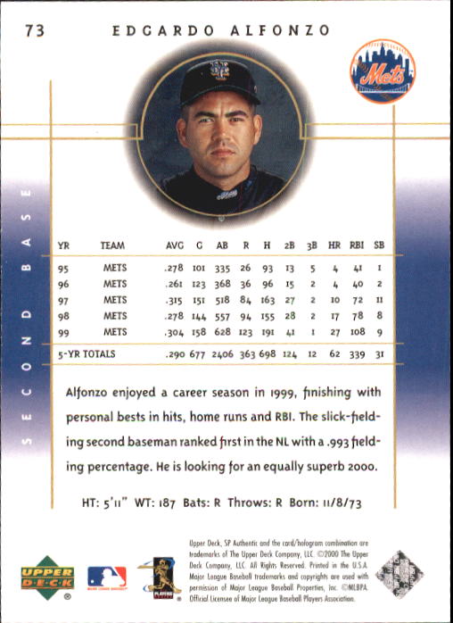 A1283- 2000 SP Authentic BB Card #s 1-195 +Inserts -You Pick- 15+ FREE US SHIP - Picture 141 of 215