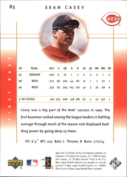 A1283- 2000 SP Authentic BB Card #s 1-195 +Inserts -You Pick- 15+ FREE US SHIP - Picture 163 of 215