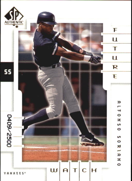 2000 SP Authentic #112 Alfonso Soriano FW