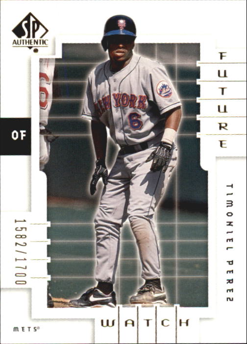 2000 SP Authentic #138 Timo Perez FW RC