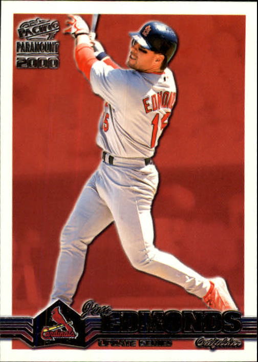 2000 Paramount Update #U72 Jim Edmonds Cards