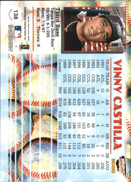 A2057- 2000 Revolution BB Card #s 1-150 +Inserts-You Pick- 15+ FREE US SHIP - Picture 251 of 273