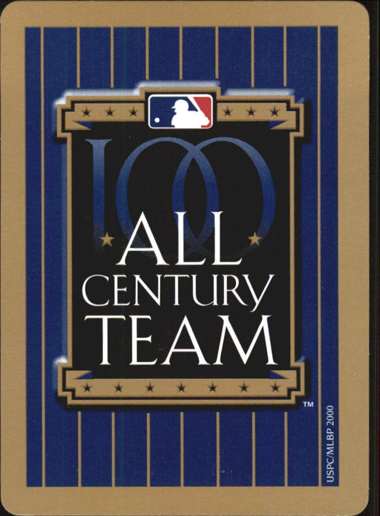 2000 U.S. Playing Card All Century Team #9D Dennis Eckersley back image