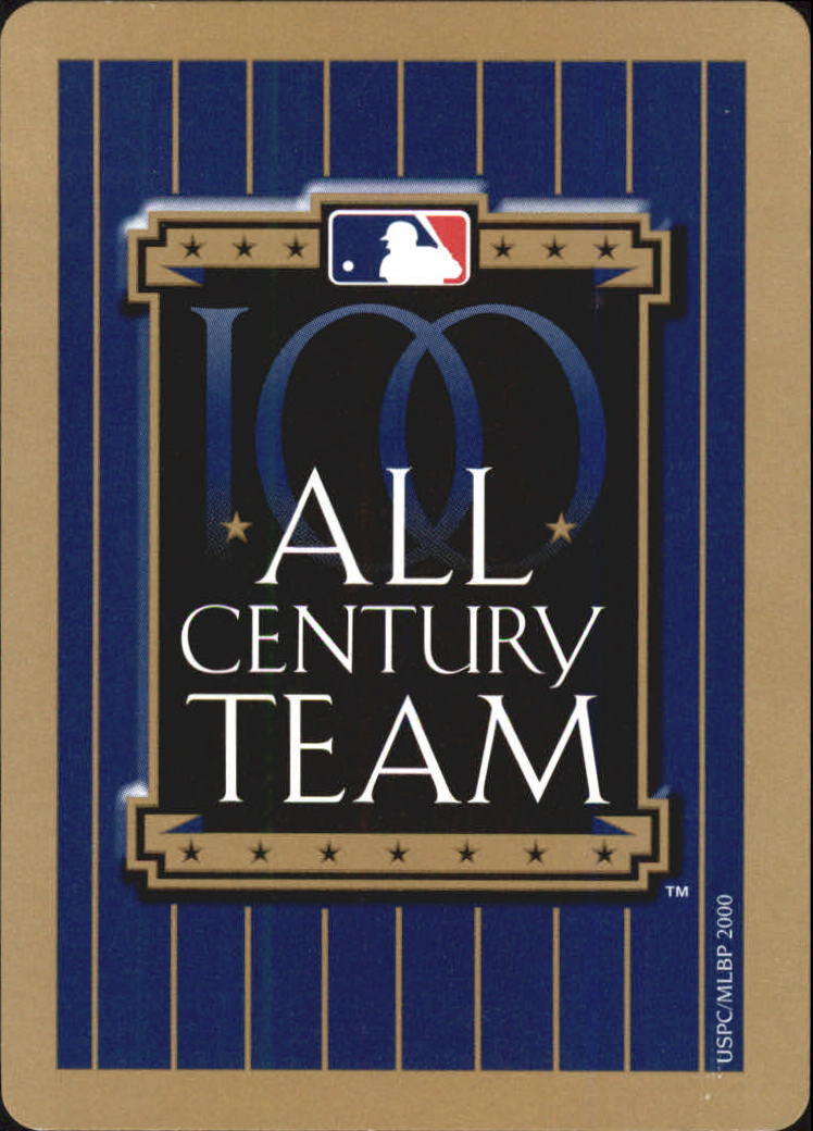 2000 U.S. Playing Card All Century Team #12H Jimmie Foxx back image