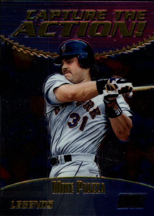 2000 Stadium Club Chrome Capture the Action #CA11 Mike Piazza