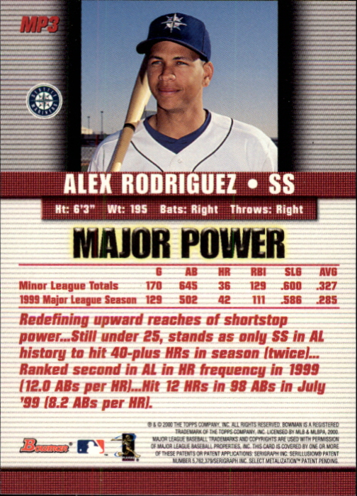 2000 Bowman Baseball "Insert" Cards - Picture 20 of 64