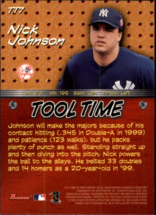 2000 Bowman Baseball "Insert" Cards - Picture 42 of 64