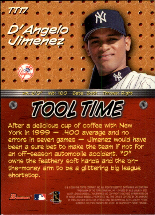 2000 Bowman Baseball "Insert" Cards - Picture 60 of 64