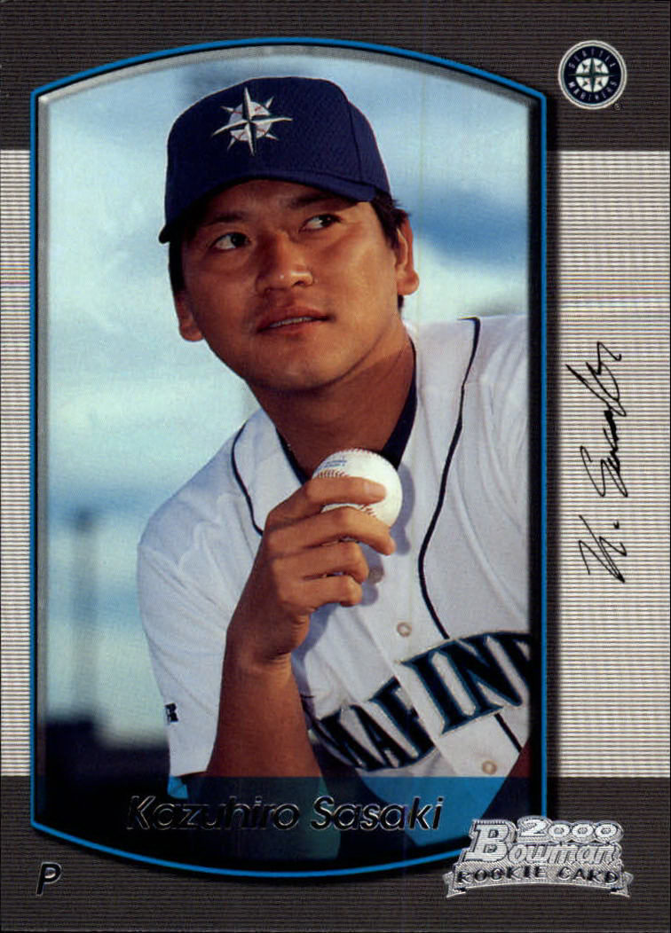 2000 Bowman Draft #58 Kazuhiro Sasaki RC