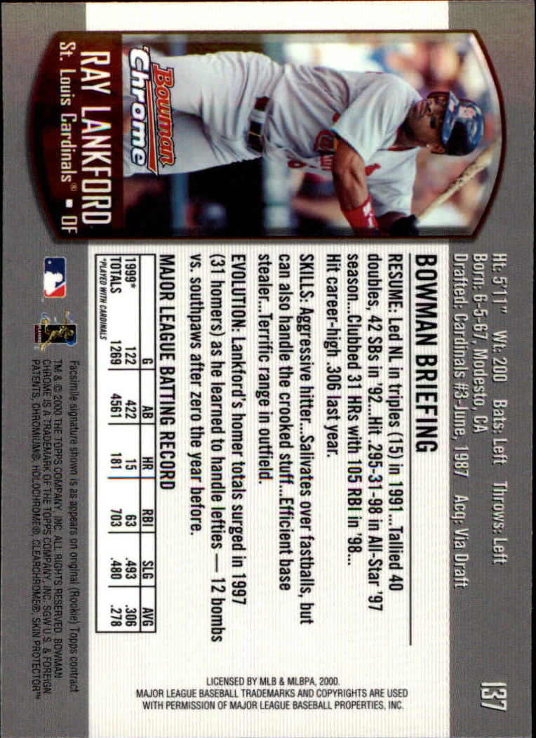 A8360- 2000 Bowman Chrome BB Cards 1-266 +Rookies -You Pick- 15+ FREE US SHIP - Picture 166 of 355