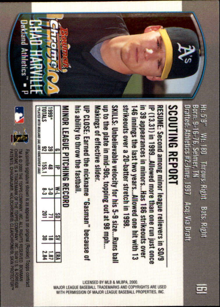 A8360- 2000 Bowman Chrome BB Cards 1-266 +Rookies -You Pick- 15+ FREE US SHIP - Picture 201 of 355