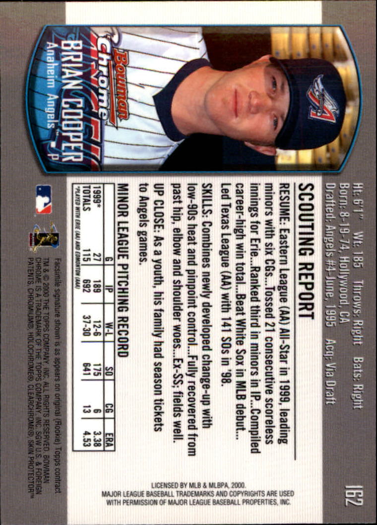 A8360- 2000 Bowman Chrome BB Cards 1-266 +Rookies -You Pick- 15+ FREE US SHIP - Picture 203 of 355