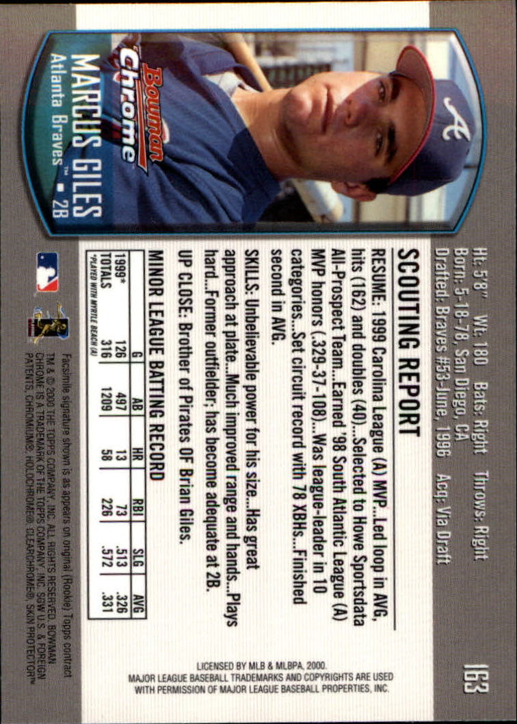 A8360- 2000 Bowman Chrome BB Cards 1-266 +Rookies -You Pick- 15+ FREE US SHIP - Picture 205 of 355