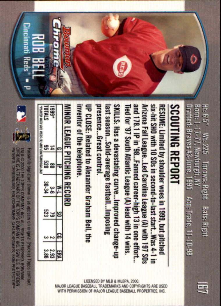 A8360- 2000 Bowman Chrome BB Cards 1-266 +Rookies -You Pick- 15+ FREE US SHIP - Picture 209 of 355