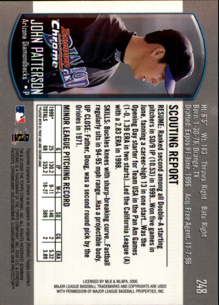 A8360- 2000 Bowman Chrome BB Cards 1-266 +Rookies -You Pick- 15+ FREE US SHIP - Picture 323 of 355