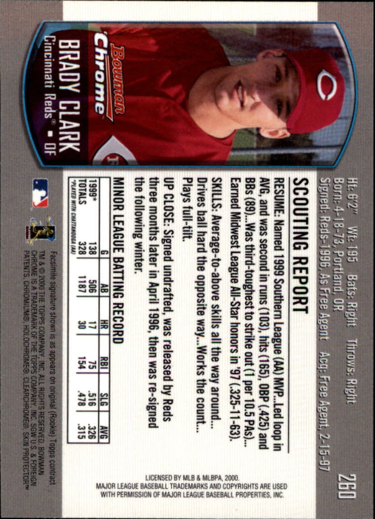 A8360- 2000 Bowman Chrome BB Cards 1-266 +Rookies -You Pick- 15+ FREE US SHIP - Picture 343 of 355